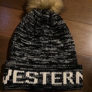 University of western Ontario Pom Pom winter hat